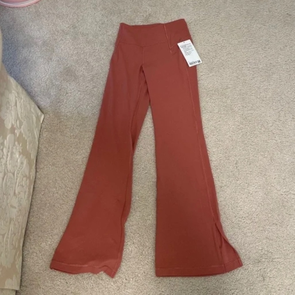 lululemon groove split hem flare leggings
